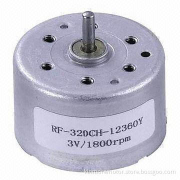 4V DC Motor for Cash Registers, RC Toys and Copy Machines, 24.4 x 20.1mm Housing, 2mm Shaft